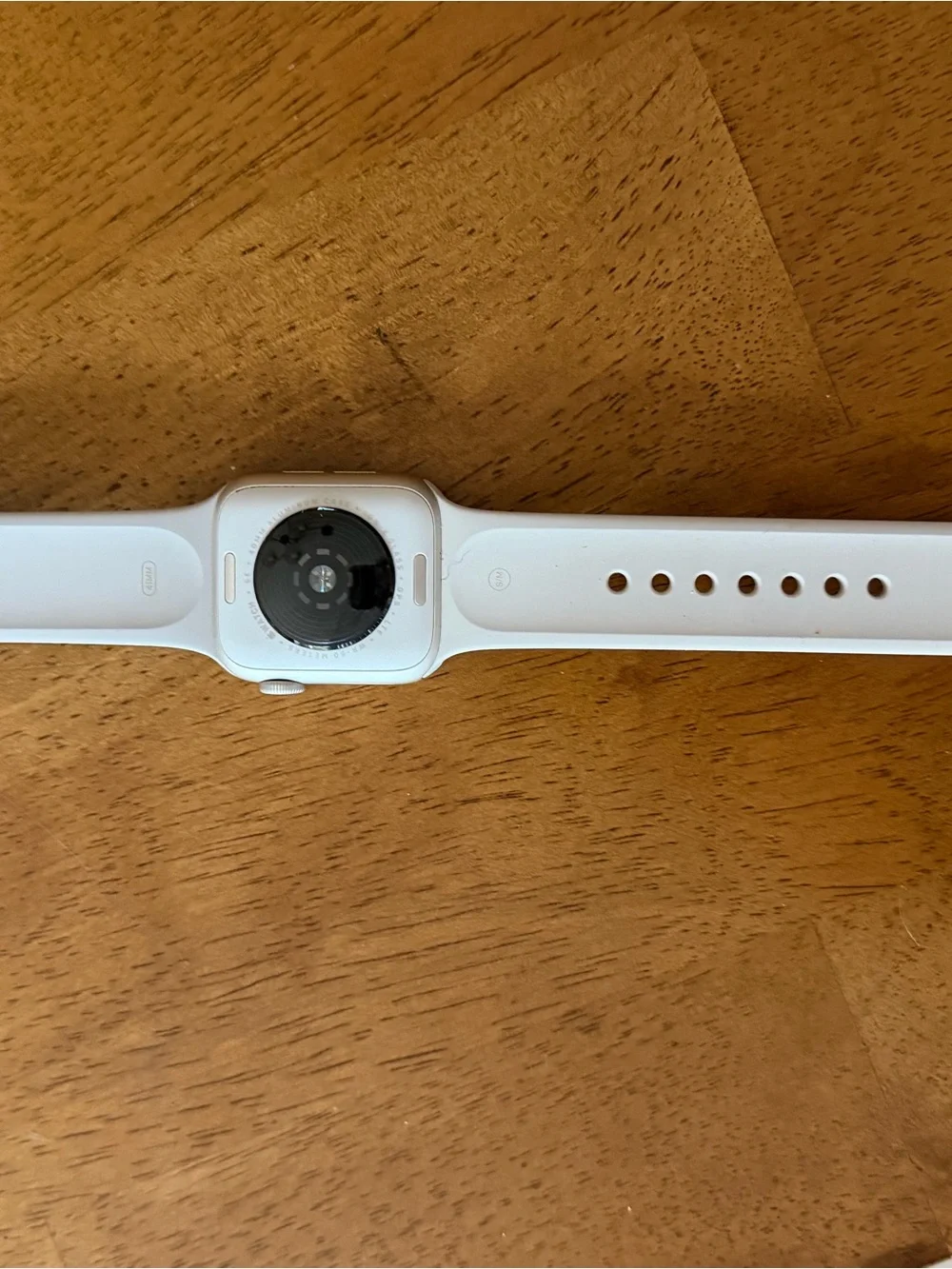 Apple White Smartwatch with Silicone Band